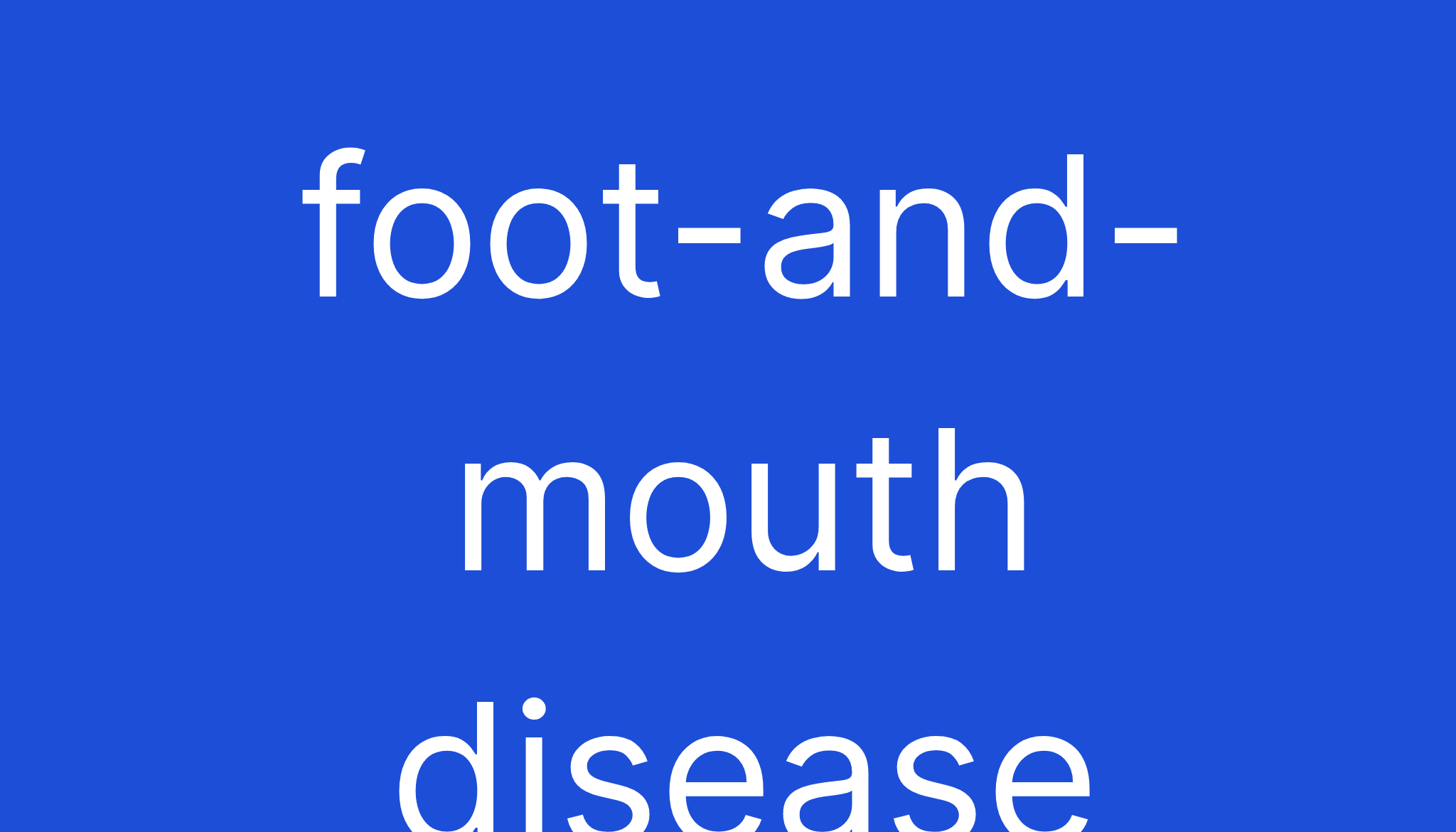 Footandmouth disease Meaning of Footandmouth disease Definition
